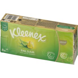 Kleenex Balsam Lommeletter, 4-lags