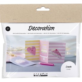 Mini DIY Kit Dekoration, kager
