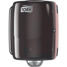 Tork W2 Maxi Dispenser Aftørringspapir, Sort/rød