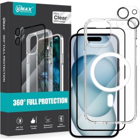 VMax 3-i-1 beskyttelse til iPhone 15
