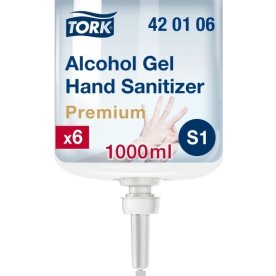 Tork S1 Premium Hånddesinfektion 80%, Gel, 1 L