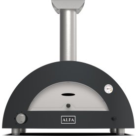 Alfa Moderno hybrid pizzaovn, 2 pizzaer, grå