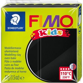 Fimo Kids Ler | 42g | Sort