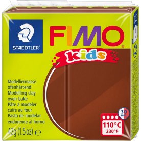 Fimo Kids Ler | 42g | Brun
