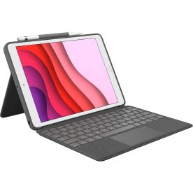 Logitech Combo Touch iPad Cover m/ Tastatur, grå