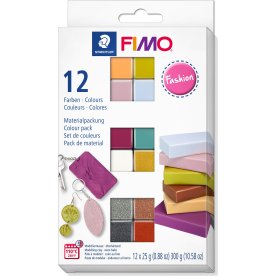 Fimo Soft Ler, 12 x 25 g, fashion