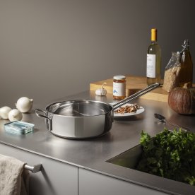 Eva Trio Sauterpande i rustfrit stål, Ø24 cm