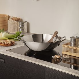Eva Trio Wok i Rustfrit Stål, Ø32 cm