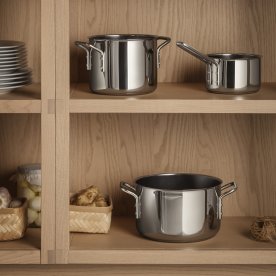 Eva Trio Slip-let Grydesæt i rustfrit stål, 3 dele
