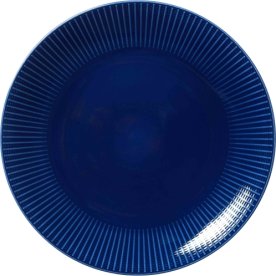 Willow Tallerken, Gourmet Coupe, Blå, 28 cm.