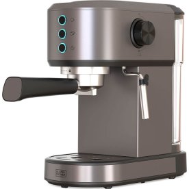 DEMO BLACK+DECKER Espressomaskine, rustfrit stål