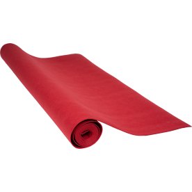 Rød løber, polyester, 1x3 meter