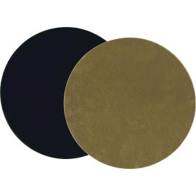 Kagepap, Ø18 cm, sort/guld, 100 stk.