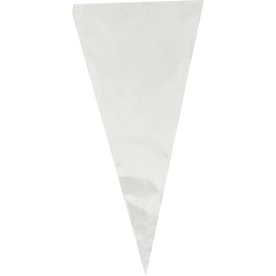 Slikpose, klar, plast 40my, 31x15x4 cm, 1000 stk.