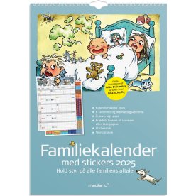 Mayland 2025 D&S Familiekalender m/sticker, 6 kol.