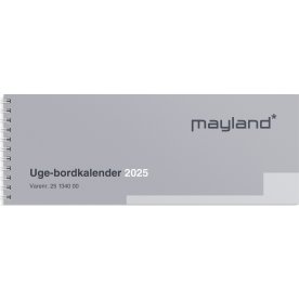 Mayland 2025 Bordkalender, uge