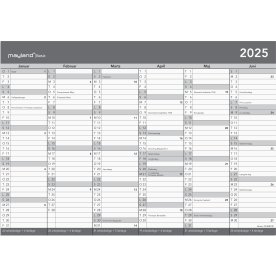 Mayland 2025 Basic Kontorkalender, A4