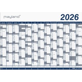 Mayland 2026 Kæmpekalender, 1x13 mdr., plast
