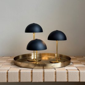 Dyberg Larsen ALONG Bordlamper & bakke sort, 3 stk