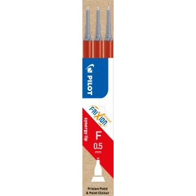 Pilot FriXion Point Refill | F | Rød | 3 stk.