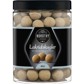 Nordthy Milde Lakridskugler med chokolade, 600g