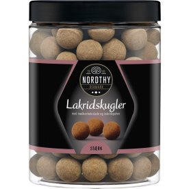 Nordthy Stærke Lakridskugler med chokolade, 600g