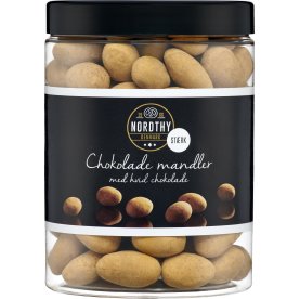 Chokolade mandler med hvid chokolade stærk, 550g