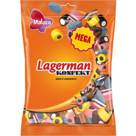 Malaco Lagerman Lakridskonfekt, 520g