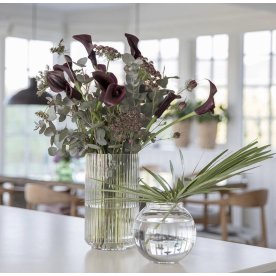 Lyngby Vase 20cm, klar glas