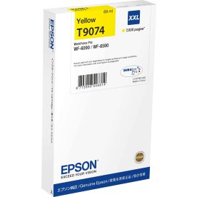 Epson T9074 XXL Blækpatron, gul, 7000 sider