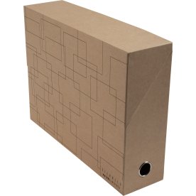 Exacompta Eterneco Arkivkasse, 90mm, natur