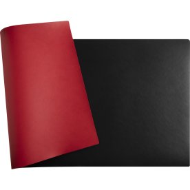 Exacompta Skriveunderlag, 35x60 cm, sort/rød