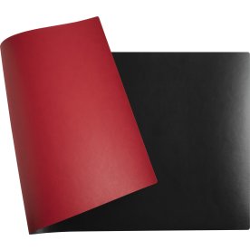 Exacompta Skriveunderlag, 40x80 cm, sort/rød