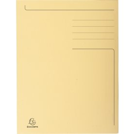 Exacompta Forever 3-klap mappe, A4, okker