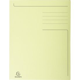 Exacompta Forever 3-klap mappe, folio, gul