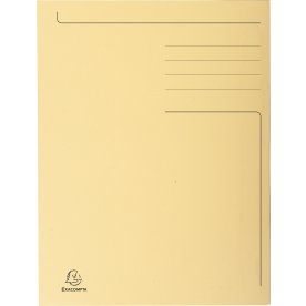 Exacompta Forever 3-klap mappe, folio, okker