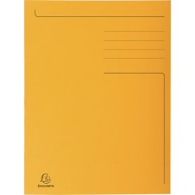 Exacompta Forever 3-klap mappe, folio, orange