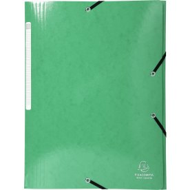 Exacompta Iderama Elastikmappe, 3-klap, grøn