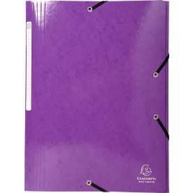 Exacompta Iderama Elastikmappe, 3-klap, lilla