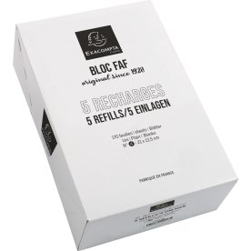 Exacompta Desk Pad Blok refill, No.4, blank, 5 stk