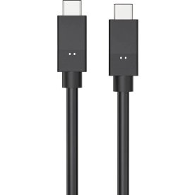 GEAR USB-C til USC-C 3.1 Kabel, 100W, 1,5m, sort