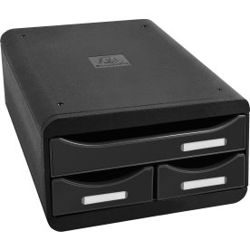 Exacompta Small-Box Skuffekabinet, g. sort