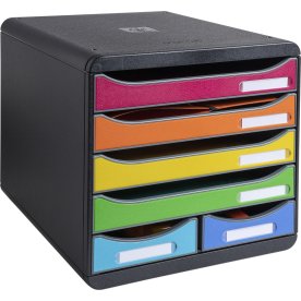 Exacompta Big-Box Maxi Skuffekabinet, harlequin