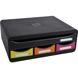 Exacompta Toolbox Skuffekabinet, 4, harlequin