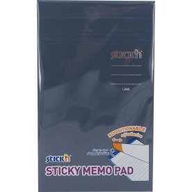 Stick'n Memo Pad Blok | 19x11 cm | Linjeret