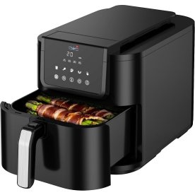 Albaline Airfryer 8L, Slim, 1700W, sort