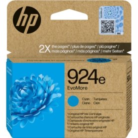 HP 924 e EvoMore Original blækpatron, Cyan