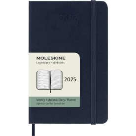 Moleskine 2025 Kalender | H | Uge | Poc. | Blå