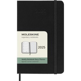 Moleskine 2025 Kalender | H | Uge | Poc. | Sort