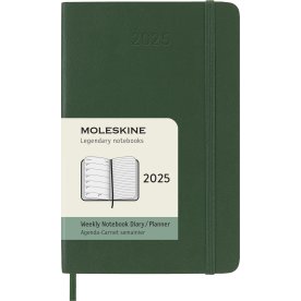 Moleskine 2025 Kalender | S | Uge | Poc. | Grøn